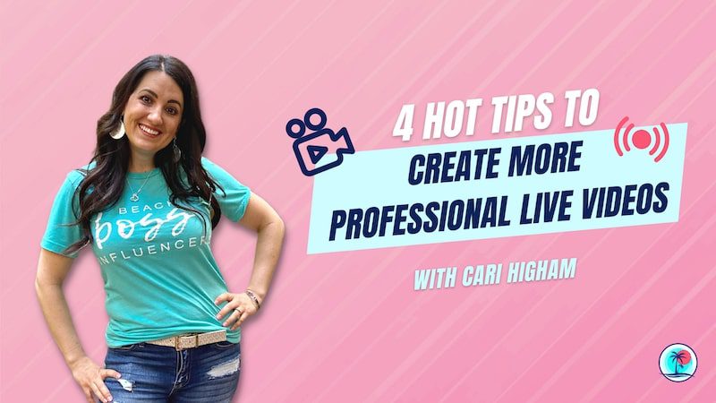 Create More Professional Live Videos